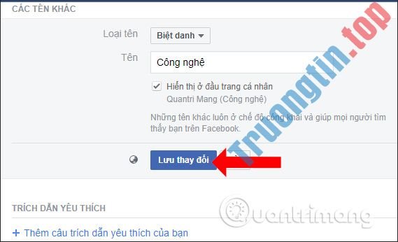 Cách&nbsp;đặt&nbsp;biệt&nbsp;danh&nbsp;Facebook