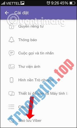 Cách&nbsp;sao&nbsp;lưu&nbsp;và&nbsp;phục&nbsp;hồi&nbsp;tin&nbsp;nhắn&nbsp;trên&nbsp;Viber