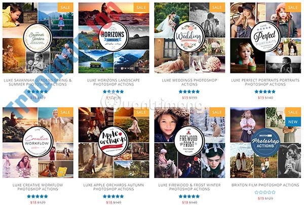 19&nbsp;trang&nbsp;web&nbsp;tải&nbsp;Photoshop&nbsp;Action&nbsp;miễn&nbsp;phí