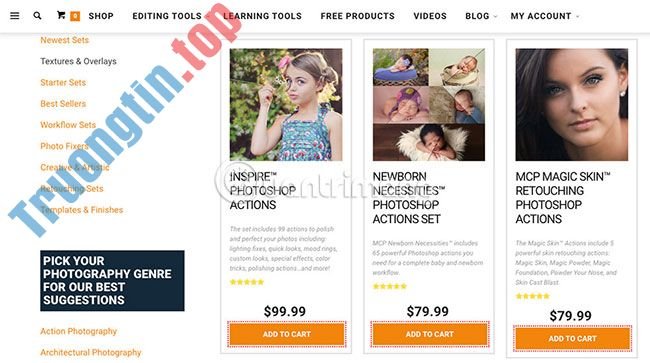 19&nbsp;trang&nbsp;web&nbsp;tải&nbsp;Photoshop&nbsp;Action&nbsp;miễn&nbsp;phí