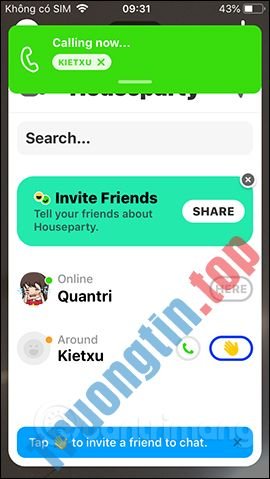 Cách&nbsp;sử&nbsp;dụng&nbsp;Houseparty&nbsp;để&nbsp;chat,&nbsp;gọi&nbsp;video