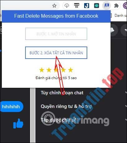 Cách&nbsp;xóa&nbsp;tin&nbsp;nhắn&nbsp;Messenger