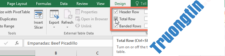 Excel&nbsp;2019&nbsp;(Phần&nbsp;21):&nbsp;Bảng
