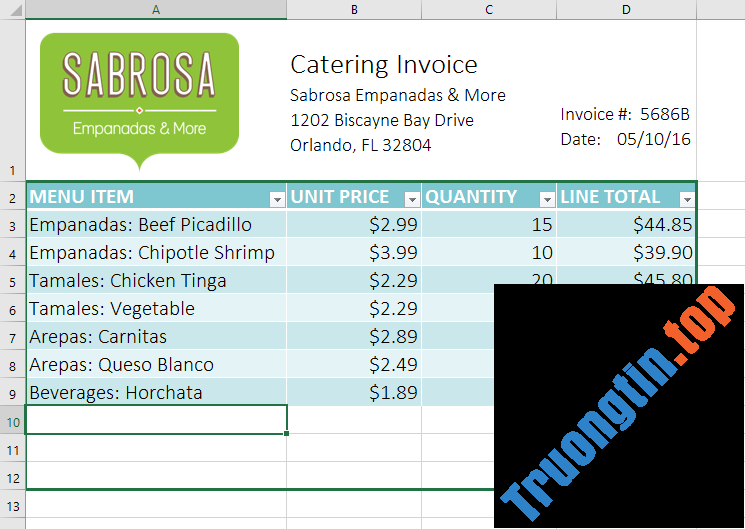 Excel&nbsp;2019&nbsp;(Phần&nbsp;21):&nbsp;Bảng