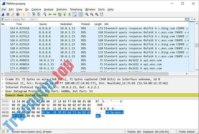 Tìm hiểu Pktmon: Công cụ theo dõi mạng tích hợp của Windows 10