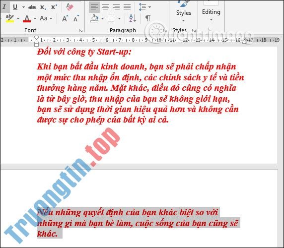 Cách&nbsp;sao&nbsp;chép&nbsp;nhanh&nbsp;định&nbsp;dạng&nbsp;đoạn&nbsp;văn&nbsp;Word