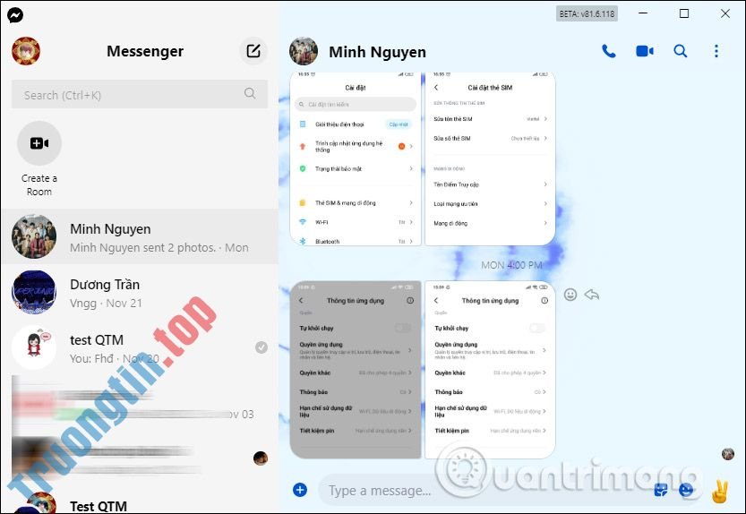 Cách&nbsp;tải&nbsp;Messenger&nbsp;phiên&nbsp;bản&nbsp;mới&nbsp;trên&nbsp;PC