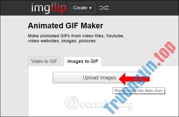 Cách tạo ảnh động trực tuyến trên Imgflip