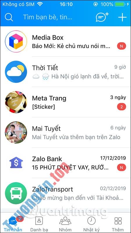 Cách&nbsp;xem&nbsp;lịch&nbsp;âm&nbsp;trên&nbsp;Zalo