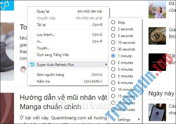 Hướng&nbsp;dẫn&nbsp;refresh&nbsp;website&nbsp;tự&nbsp;động&nbsp;trên&nbsp;Chrome