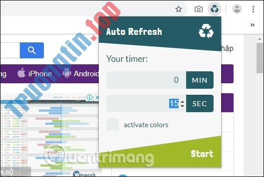 Hướng&nbsp;dẫn&nbsp;refresh&nbsp;website&nbsp;tự&nbsp;động&nbsp;trên&nbsp;Chrome