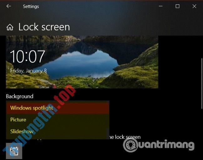 Tùy&nbsp;chỉnh&nbsp;và&nbsp;thêm&nbsp;ứng&nbsp;dụng&nbsp;vào&nbsp;màn&nbsp;hình&nbsp;khóa&nbsp;của&nbsp;Windows&nbsp;10