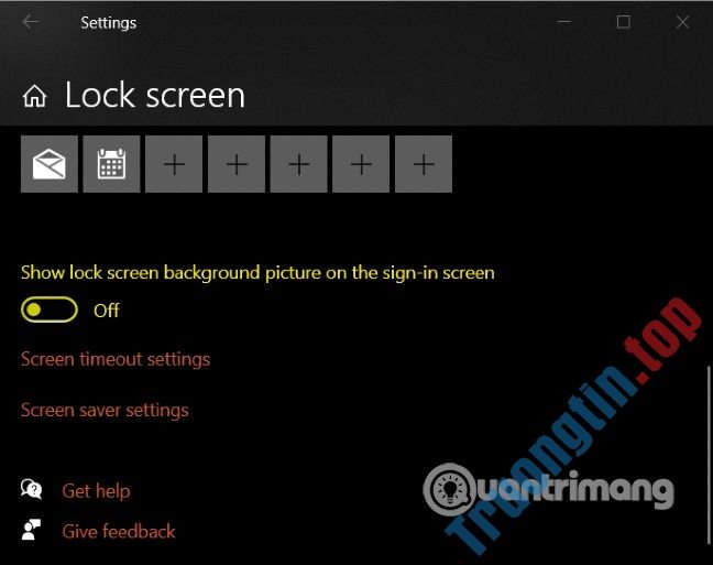 Tùy&nbsp;chỉnh&nbsp;và&nbsp;thêm&nbsp;ứng&nbsp;dụng&nbsp;vào&nbsp;màn&nbsp;hình&nbsp;khóa&nbsp;của&nbsp;Windows&nbsp;10