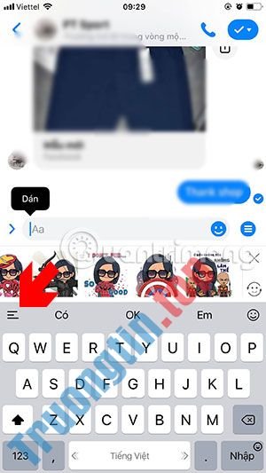 Cách&nbsp;dùng&nbsp;Sticker&nbsp;Avengers:&nbsp;Endgame&nbsp;trong&nbsp;Facebook&nbsp;Messenger