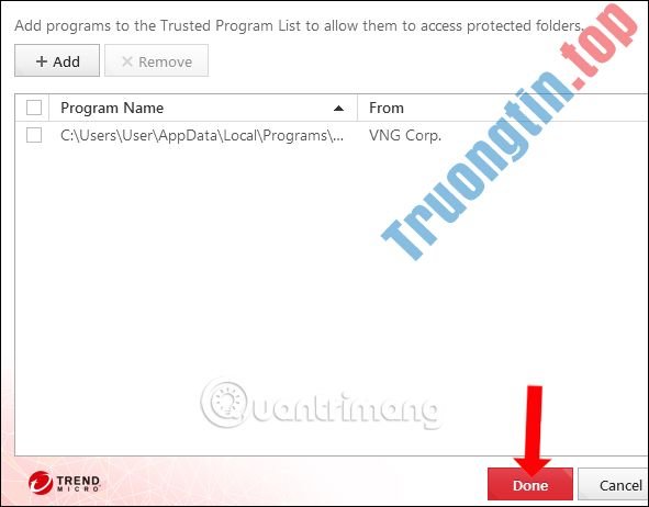 Cách dùng Trend Micro RansomBuster chặn ransomware