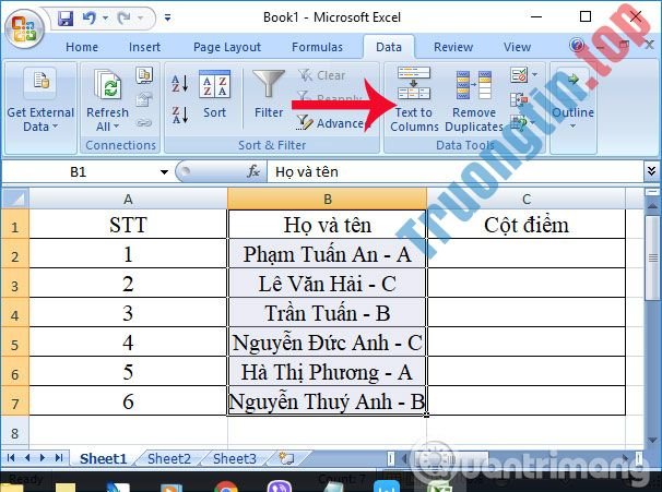 Hướng&nbsp;dẫn&nbsp;tách&nbsp;nội&nbsp;dung&nbsp;cột&nbsp;trong&nbsp;Excel