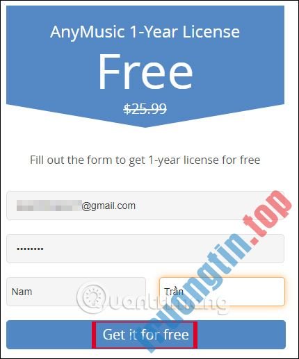 Mời tải AnyMusic trình tải nhạc giá 25.99 USD đang miễn phí