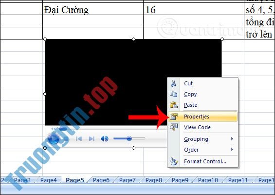 Cách&nbsp;chèn&nbsp;âm&nbsp;thanh,&nbsp;video&nbsp;vào&nbsp;Excel