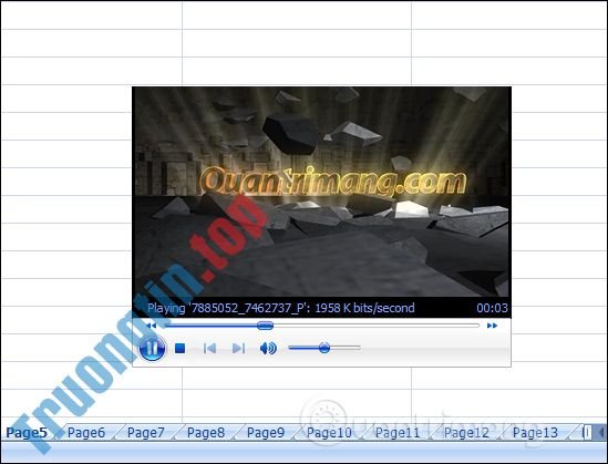 Cách&nbsp;chèn&nbsp;âm&nbsp;thanh,&nbsp;video&nbsp;vào&nbsp;Excel
