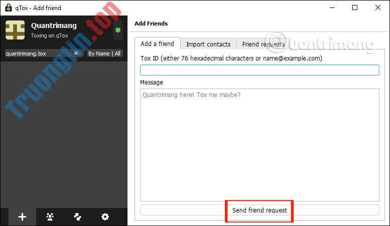 Cách&nbsp;sử&nbsp;dụng&nbsp;Tox&nbsp;Chat&nbsp;để&nbsp;nhắn&nbsp;tin,&nbsp;gọi&nbsp;video&nbsp;riêng&nbsp;tư