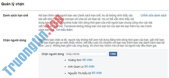 Cách&nbsp;xem&nbsp;những&nbsp;người&nbsp;bạn&nbsp;đã&nbsp;chặn&nbsp;(block)&nbsp;trên&nbsp;Facebook