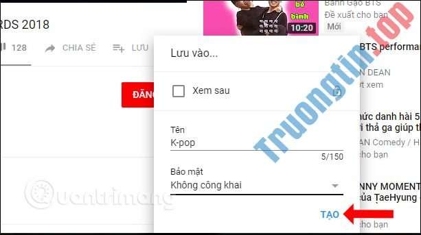 Cách&nbsp;tạo&nbsp;và&nbsp;xóa&nbsp;danh&nbsp;sách&nbsp;phát&nbsp;video&nbsp;trên&nbsp;YouTube
