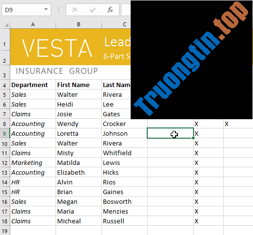 Excel 2019 (Phần 4): Những điều cơ bản về cell 5 Excel 2019 (Phần 4): Những điều cơ bản về cell