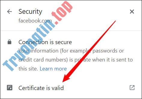 Làm thế nào để xem chi tiết chứng chỉ SSL trên trình duyệt Chrome?