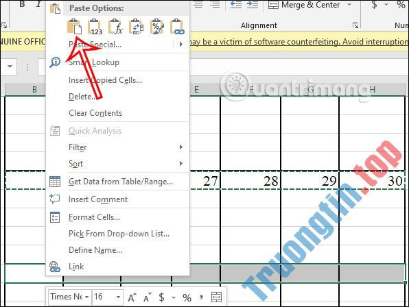 Cách&nbsp;tạo&nbsp;thời&nbsp;khóa&nbsp;biểu&nbsp;trong&nbsp;Excel