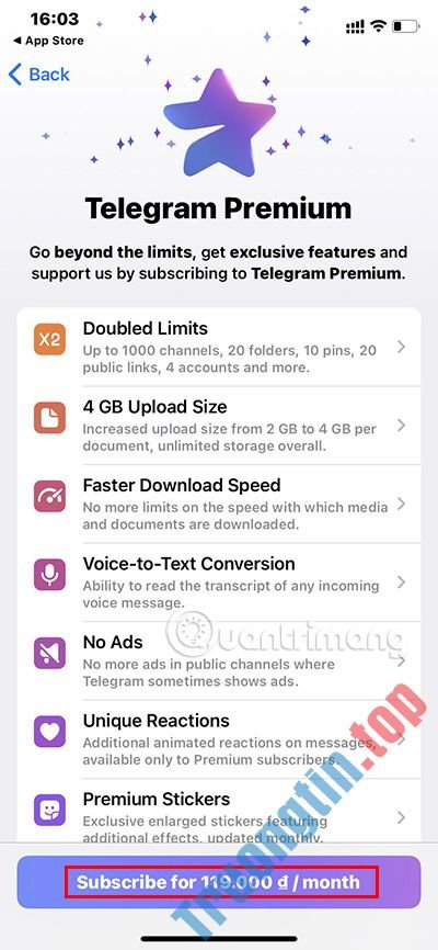 Hướng&nbsp;dẫn&nbsp;cách&nbsp;đăng&nbsp;ký&nbsp;Telegram&nbsp;Premium
