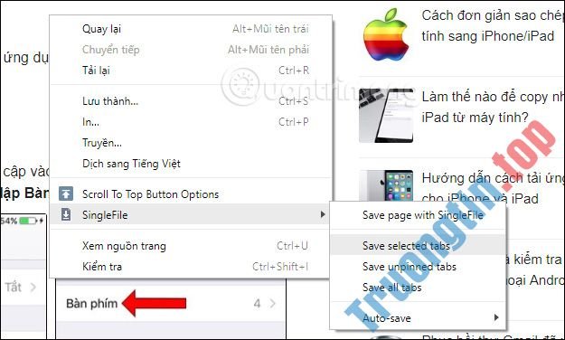Cách&nbsp;lưu&nbsp;toàn&nbsp;bộ&nbsp;trang&nbsp;web&nbsp;thành&nbsp;file&nbsp;HTML