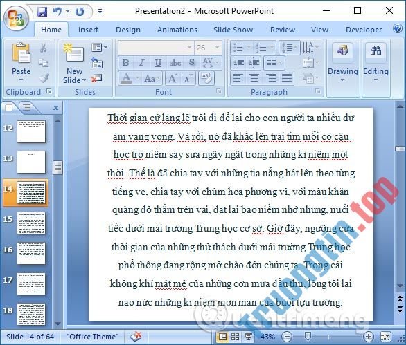 Cách&nbsp;chỉnh&nbsp;khoảng&nbsp;cách&nbsp;dòng&nbsp;trên&nbsp;PowerPoint