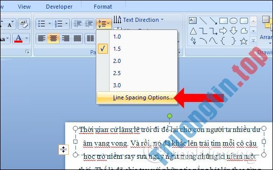 Cách&nbsp;chỉnh&nbsp;khoảng&nbsp;cách&nbsp;dòng&nbsp;trên&nbsp;PowerPoint