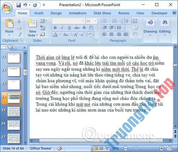 Cách&nbsp;chỉnh&nbsp;khoảng&nbsp;cách&nbsp;dòng&nbsp;trên&nbsp;PowerPoint