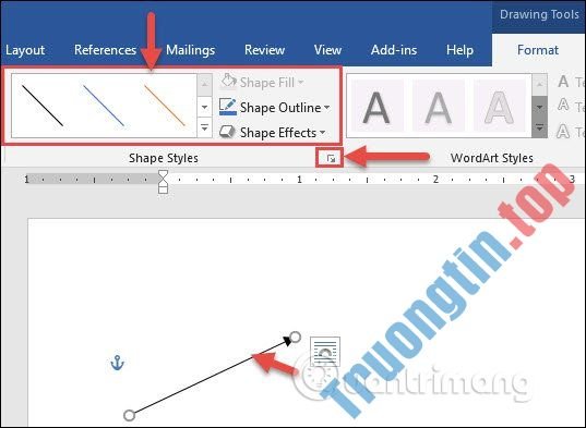 Hướng&nbsp;dẫn&nbsp;vẽ&nbsp;mũi&nbsp;tên&nbsp;trong&nbsp;Microsoft&nbsp;Word