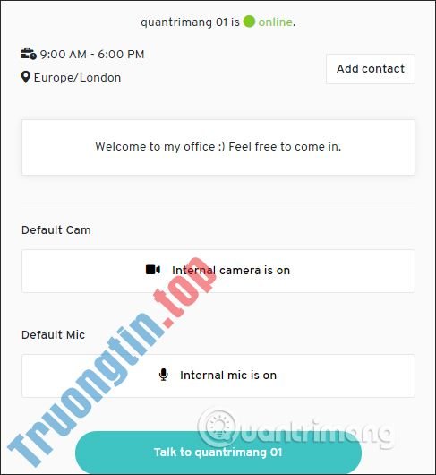 Cách&nbsp;tạo&nbsp;phòng&nbsp;chat&nbsp;online&nbsp;trên&nbsp;Remotehour