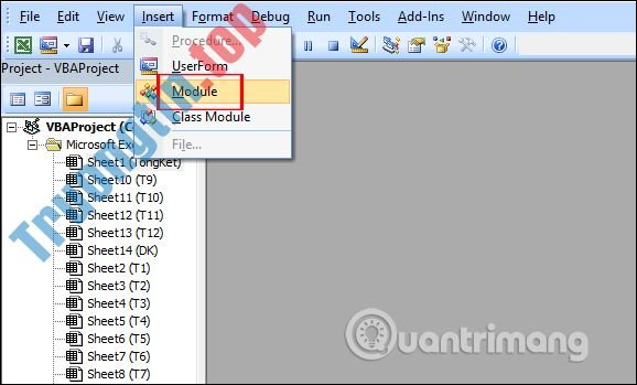 Cách tự động cập nhật thời gian sửa file Excel