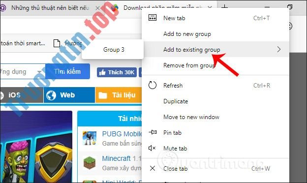 Cách&nbsp;gộp&nbsp;tab&nbsp;trên&nbsp;Microsoft&nbsp;Edge&nbsp;Chromium