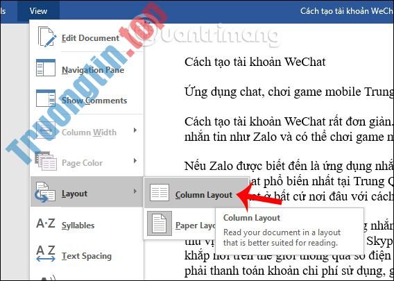 Cách&nbsp;mở&nbsp;văn&nbsp;bản&nbsp;Word&nbsp;nền&nbsp;đen
