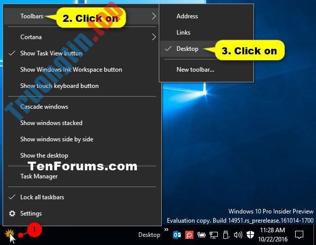 Cách&nbsp;xóa&nbsp;thanh&nbsp;công&nbsp;cụ&nbsp;trên&nbsp;thanh&nbsp;tác&nbsp;vụ&nbsp;trong&nbsp;Windows&nbsp;10