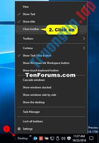Cách&nbsp;xóa&nbsp;thanh&nbsp;công&nbsp;cụ&nbsp;trên&nbsp;thanh&nbsp;tác&nbsp;vụ&nbsp;trong&nbsp;Windows&nbsp;10