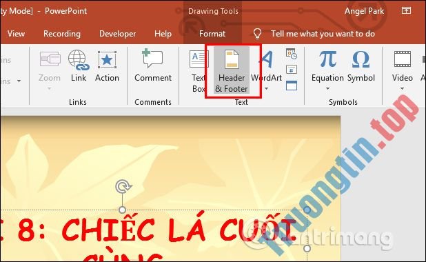 Hướng&nbsp;dẫn&nbsp;đánh&nbsp;số&nbsp;trang&nbsp;trên&nbsp;PowerPoint