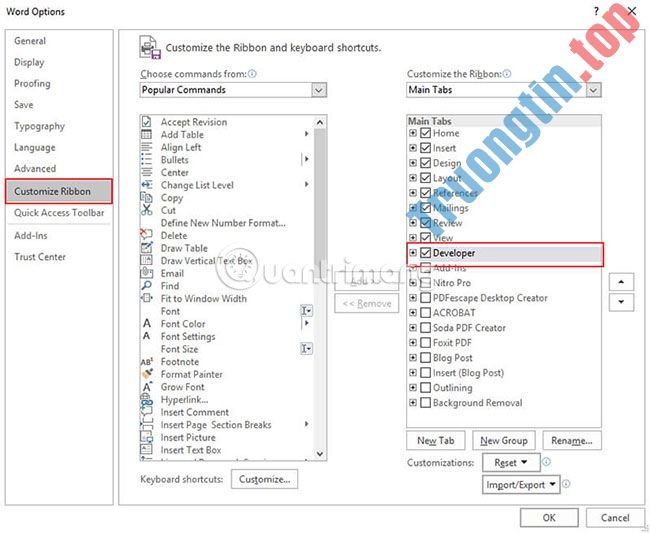 Tạo&nbsp;biểu&nbsp;mẫu&nbsp;có&nbsp;thể&nbsp;điền&nbsp;trong&nbsp;Word