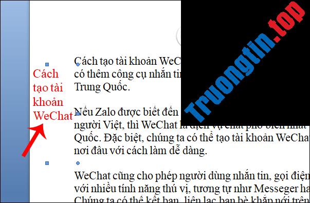 Cách&nbsp;nhập&nbsp;văn&nbsp;bản&nbsp;ngoài&nbsp;lề&nbsp;Word