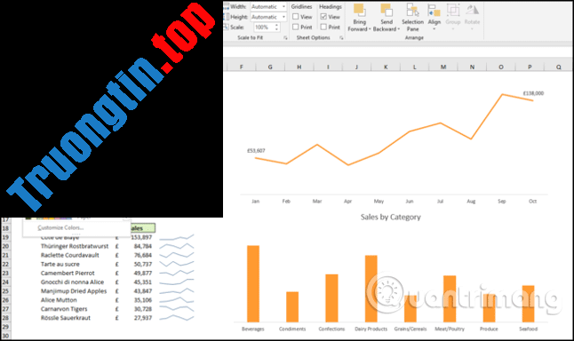 Cách&nbsp;sử&nbsp;dụng&nbsp;theme&nbsp;trong&nbsp;Excel