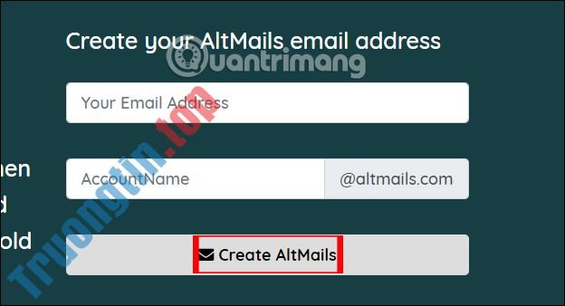 Cách&nbsp;dùng&nbsp;AltMails&nbsp;tạo&nbsp;email&nbsp;ảo&nbsp;không&nbsp;giới&nbsp;hạn