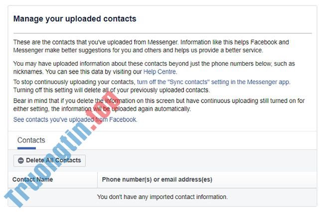 Cách&nbsp;upload&nbsp;và&nbsp;xóa&nbsp;danh&nbsp;bạ&nbsp;điện&nbsp;thoại&nbsp;trên&nbsp;Facebook
