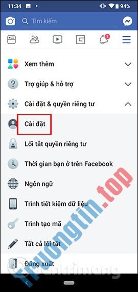 Cách&nbsp;tắt&nbsp;âm&nbsp;thanh&nbsp;ứng&nbsp;dụng&nbsp;Facebook