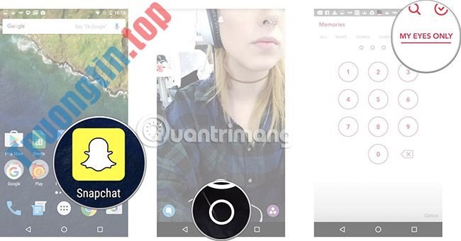 Cách&nbsp;sử&nbsp;dụng&nbsp;Snapchat&nbsp;Memories
