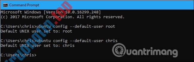 Cách&nbsp;thay&nbsp;đổi&nbsp;tài&nbsp;khoản&nbsp;người&nbsp;dùng&nbsp;trong&nbsp;Ubuntu&nbsp;Bash&nbsp;Shell&nbsp;Windows&nbsp;10